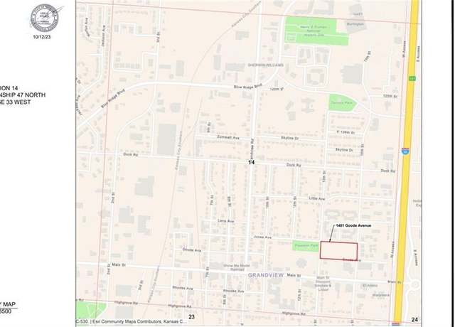 Property at 1402 Goode Ave, Grandview, MO 64030