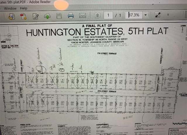 Property at ??? 6th Street Ter, Knob Noster, MO 65336
