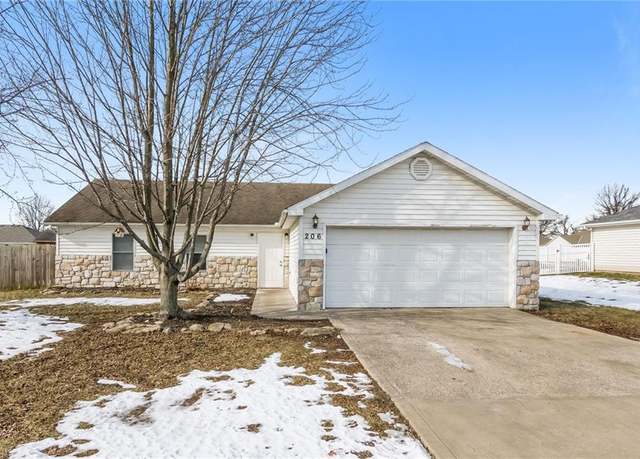 Property at 206 E Kirby Rd, Grain Valley, MO 64029, 3 beds, 2 baths
