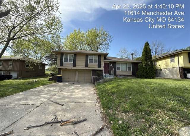 Property at 11614 Manchester Ave, Kansas City, MO 64134, 3 beds, 1.5 baths
