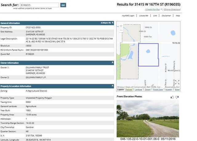 Property at 31415 W 167 St, Gardner, KS 66030
