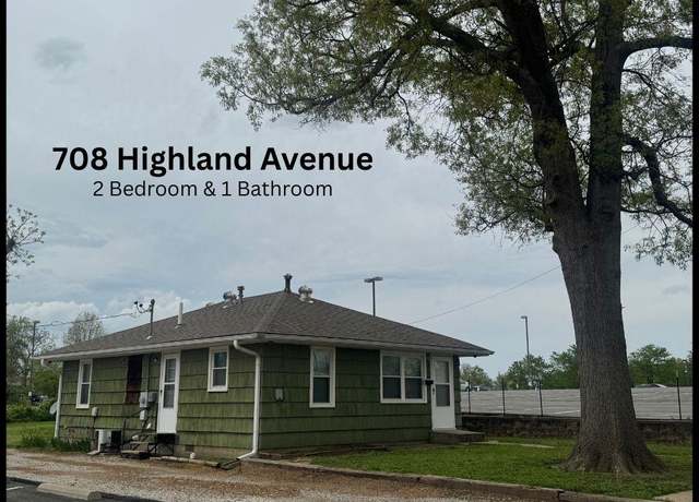 Property at 708 Highland Ave, Warrensburg, MO 64093, 2 beds, 1 bath