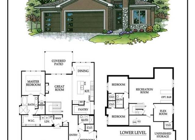 Property at 22104 W 94th Ter, Lenexa, KS 66220, 5 beds, 3 baths