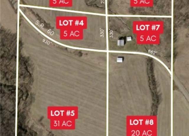 Property at 3882 Lot 1 State Route 60, Killbuck, OH 44637
