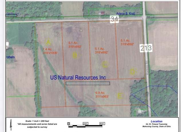Property at Lot E Kansas Rd, Poland, OH 44436