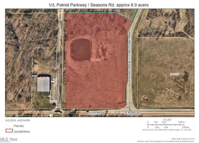 Property at V/L 3 (Approx 8.95 Acres) Patriot Pkwy, Hudson, OH 44236