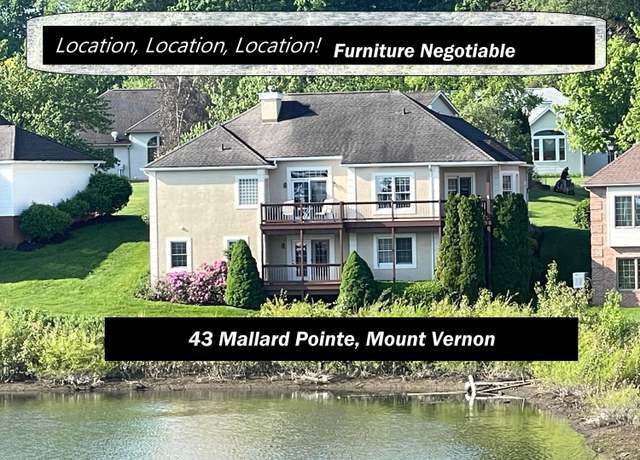Property at 43 Mallard Pointe, Mount Vernon, OH 43050, 4 beds, 3 baths