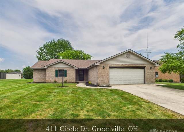 Property at 411 Circle Dr, Greenville, OH 45331, 3 beds, 2 baths