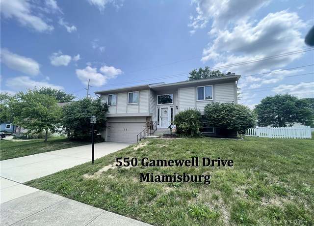 Property at 550 Gamewell Dr, Miamisburg, OH 45342, 3 beds, 2.5 baths