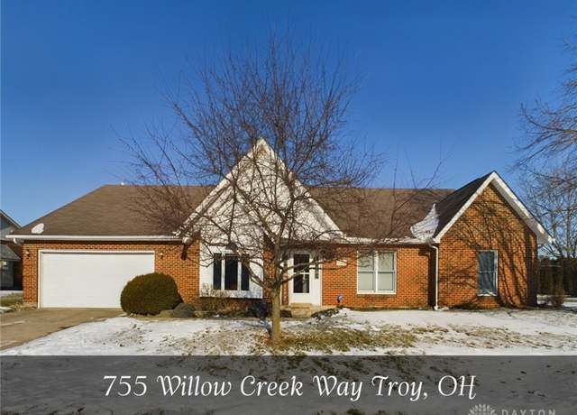 Property at 755 Willow Creek Way, Troy, OH 45373, 4 beds, 2 baths