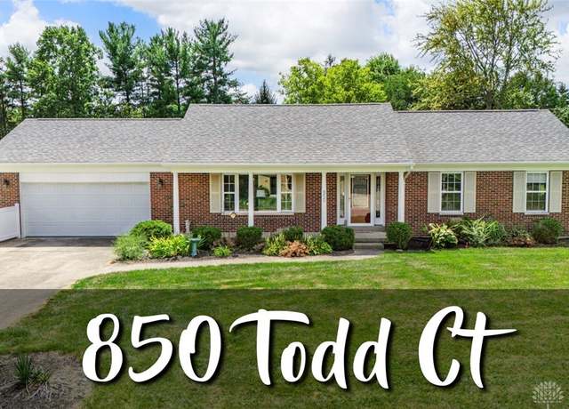 Property at 850 Todd Ct, Tipp City, OH 45371, 4 beds, 3 baths