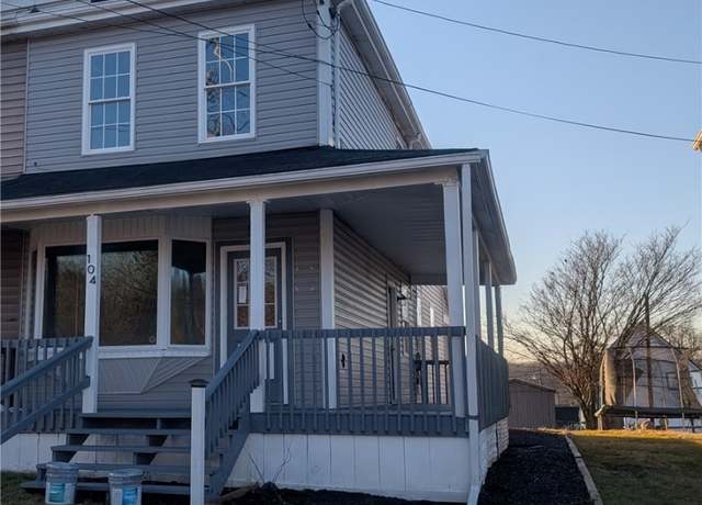 Property at 104 Second St, East Bethlehem, PA 15368, 2 beds, 1 bath