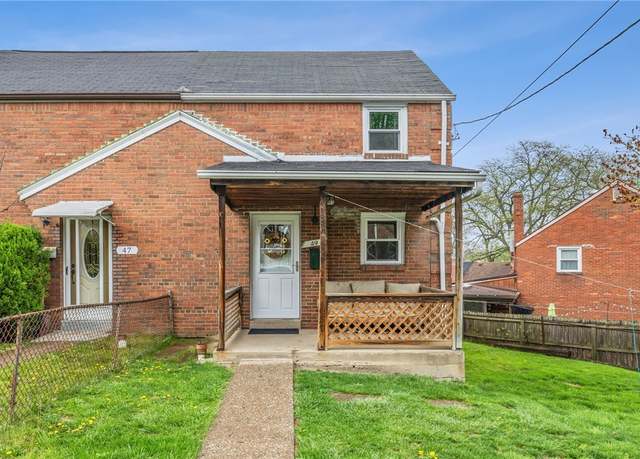 Property at 49 Wenzell Pl, Beechview, PA 15216, 3 beds, 1 bath