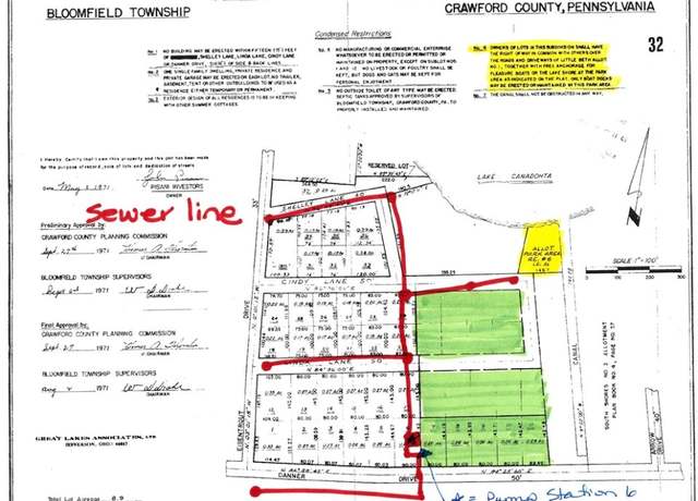 Property at Lot 32 & 33 Cindy Ln, Canadohta Lake, PA 16438
