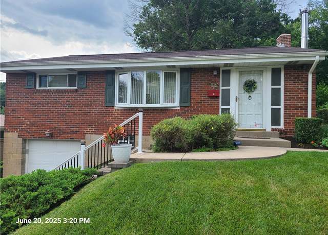 Property at 3381 Columbia Dr, Castle Shannon, PA 15234, 3 beds, 1.5 baths