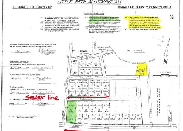 Property at LOT 1 & 12 Danner Dr, Canadohta Lake, PA 16438