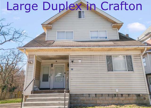 Property at 98 Sterrett St, Crafton, PA 15205, 4 beds, 2 baths
