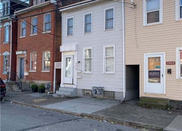 Property at 2410 Jane St, South Side, PA 15203, 2 beds, 2 baths