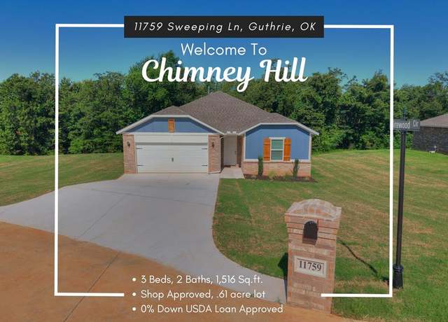 Property at 11759 Sweeping Ln, Guthrie, OK 73044, 3 beds, 2 baths