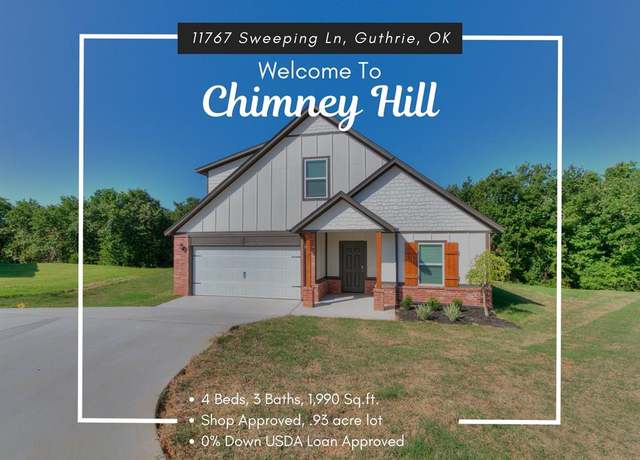 Property at 11767 Sweeping Ln, Guthrie, OK 73044, 4 beds, 3 baths
