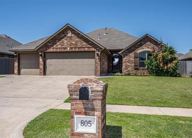 Property at 805 Evening Dr, Yukon, OK 73099, 4 beds, 2 baths