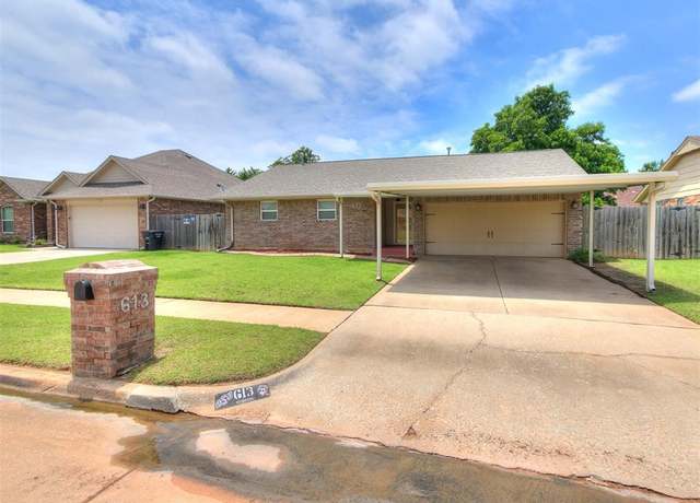 Property at 613 S Avery St, Moore, OK 73160, 3 beds, 2 baths