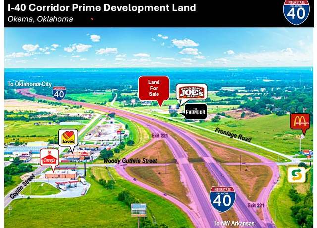 Property at 700 W 1100/frontage Rd, Okemah, OK 74859
