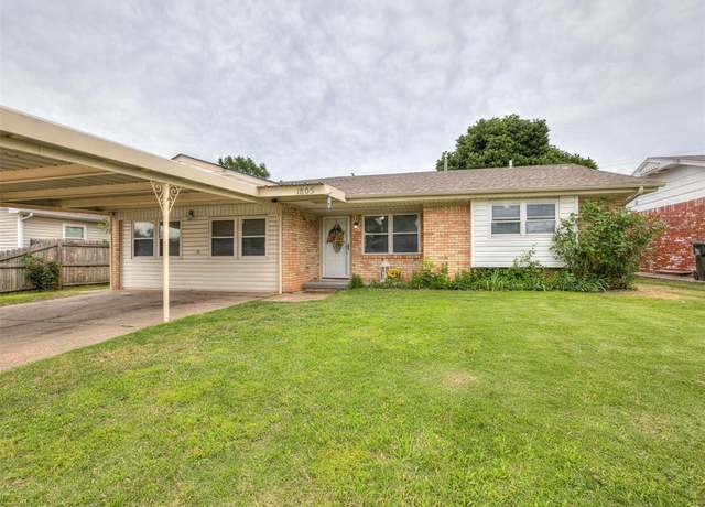 Property at 1805 Janeen St, Yukon, OK 73099, 3 beds, 1 bath