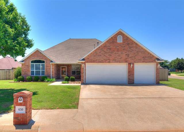 Property at 650 Cypress St, Piedmont, OK 73078, 4 beds, 2 baths