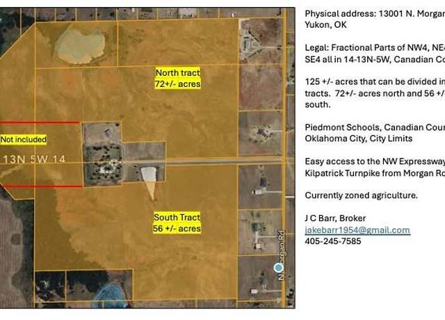 Property at 13001 N Morgan Rd, Yukon, OK 73099