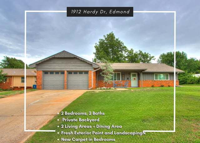 Property at 1912 Hardy Dr, Edmond, OK 73013, 2 beds, 2 baths