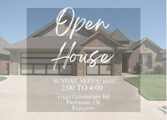 Property at 13340 Greenscape Rd, Piedmont, OK 73078, 4 beds, 2 baths
