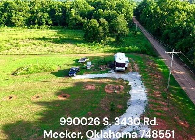 Property at 990026 S 3430 Rd, Meeker, OK 74855