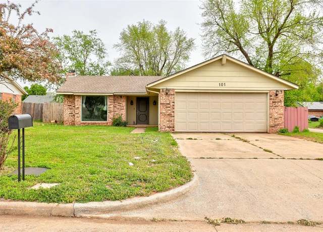 Property at 101 Cambridge Dr, Midwest City, OK 73110, 3 beds, 2 baths