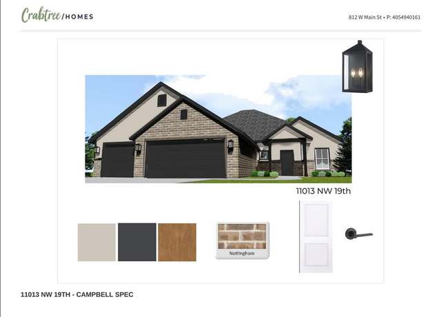 Property at 11013 NW 19th St, Yukon, OK 73099, 3 beds, 2 baths