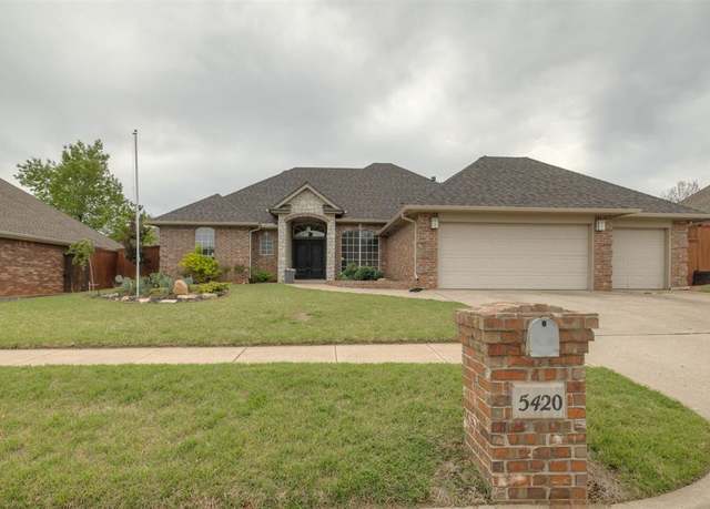 Property at 5420 NW 106th St, Oklahoma City, OK 73162, 4 beds, 3 baths