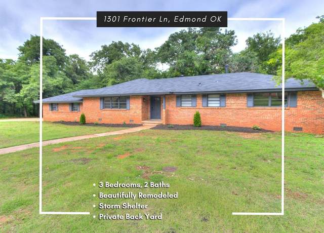 Property at 1301 Frontier Ln, Edmond, OK 73034, 3 beds, 2 baths