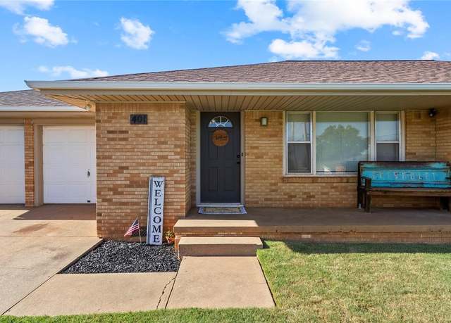 Property at 401 E Arlington Ave, Weatherford, OK 73096, 3 beds, 1 bath