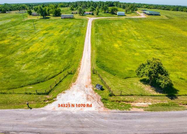 Property at 34325 E 1070 Rd, Mcloud, OK 74851, 3 beds, 2 baths