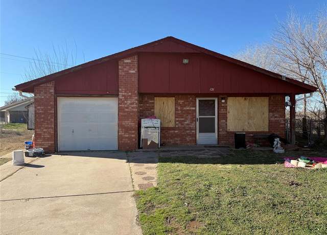 Property at 121 Sunrise Dr, Anadarko, OK 73005, 3 beds, 1 bath