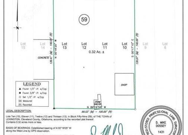 Property at 520 W Broadway, Lexington, OK 73051