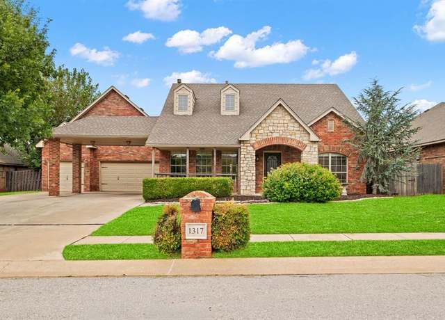 Property at 1317 Glen Cove Dr, Edmond, OK 73003, 4 beds, 2.5 baths