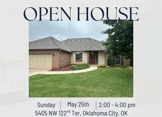 Property at 5405 NW 122nd Ter, Oklahoma City, OK 73162, 4 beds, 3 baths
