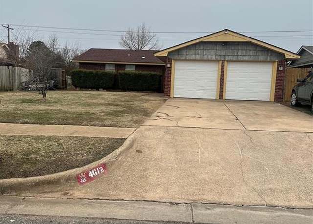 Property at 4612 Lunow Dr, Midwest City, OK 73135-5922, 3 beds, 2 baths