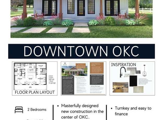 Property at 1323 NW 2nd St, Oklahoma City, OK 73106, 2 beds, 2 baths