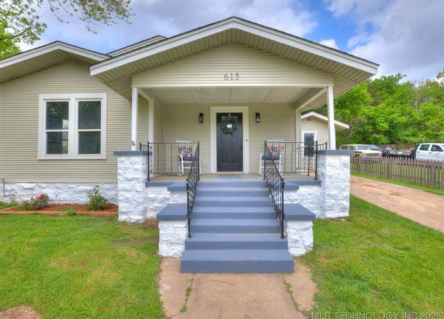 Property at 615 W Bryan Ave, Sapulpa, OK 74066, 3 beds, 2 baths