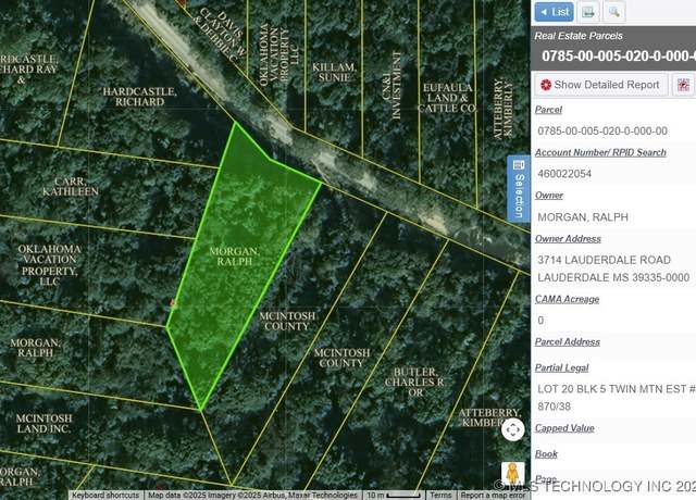 Property at 20 E Lakeview Rd, Eufaula, OK 74432