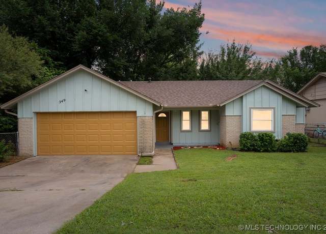 Property at 349 S 185th East Ave, Tulsa, OK 74108, 4 beds, 2 baths