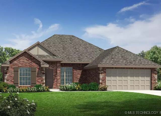 Property at 14940 S Poplar St, Glenpool, OK 74033, 4 beds, 2 baths