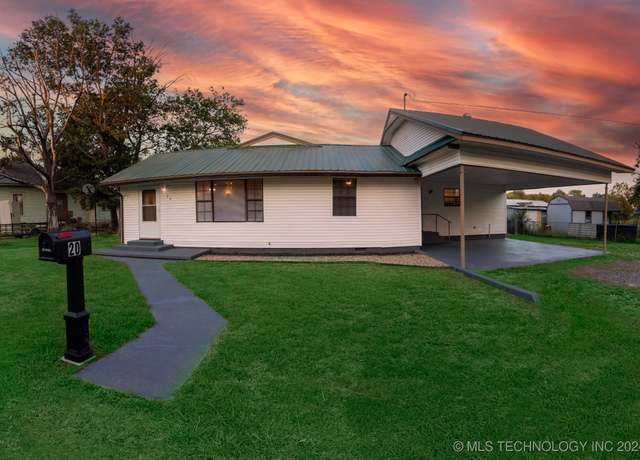 Property at 20 SE 2nd St, Krebs, OK 74501, 3 beds, 2 baths